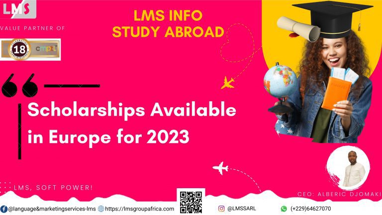 Scholarships Available in Europe for 2023